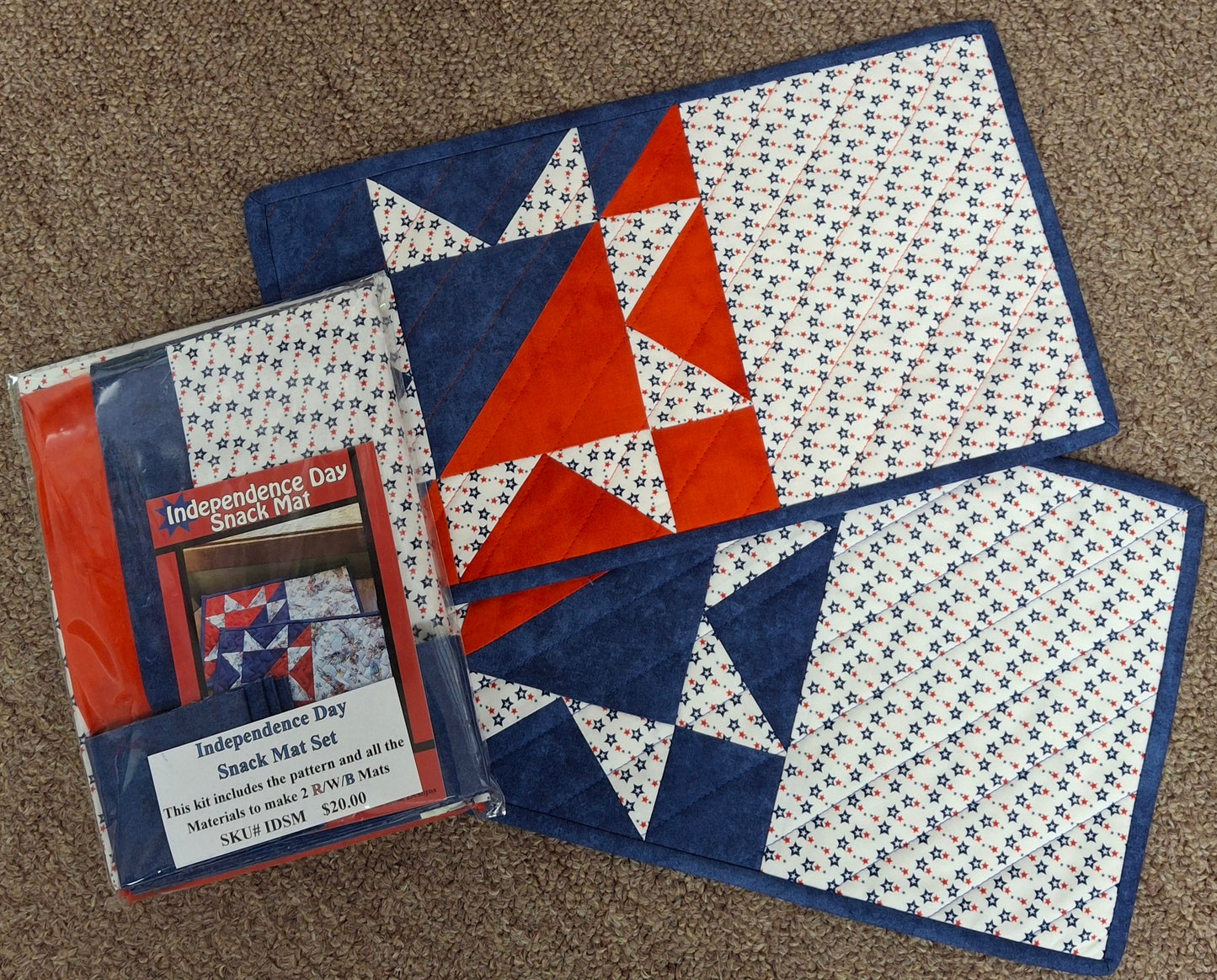 Independence Day Snack Mat Kit - Makes 2