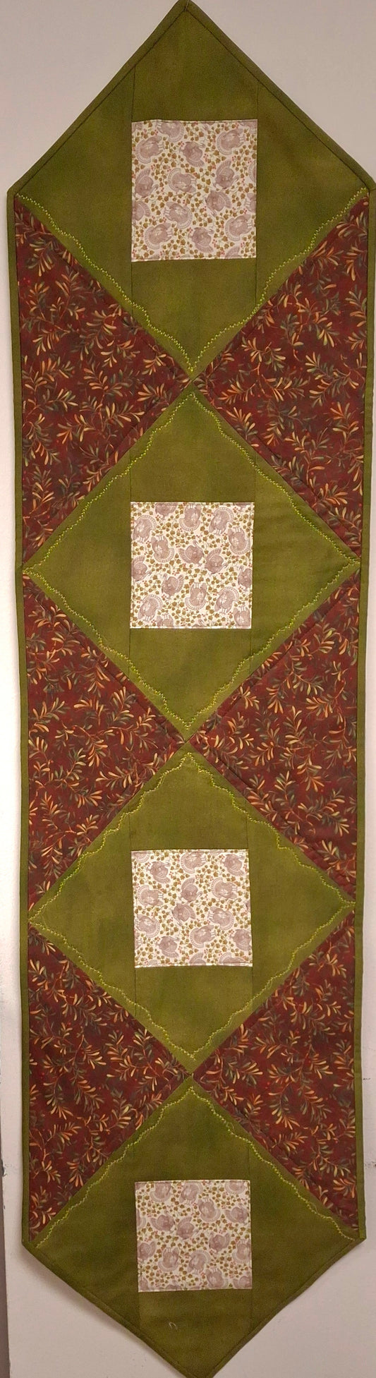 Easy 8 - Holiday Table Runner - Turkeys