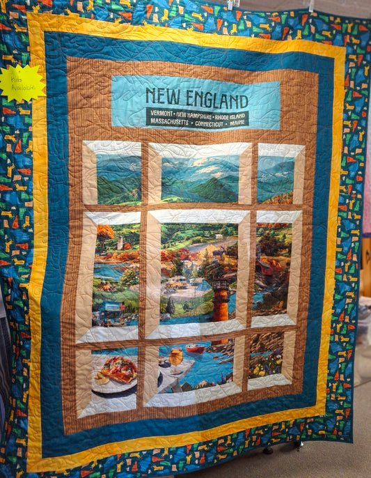 All New England Shop Hop 2026 Panel Quilt Kit