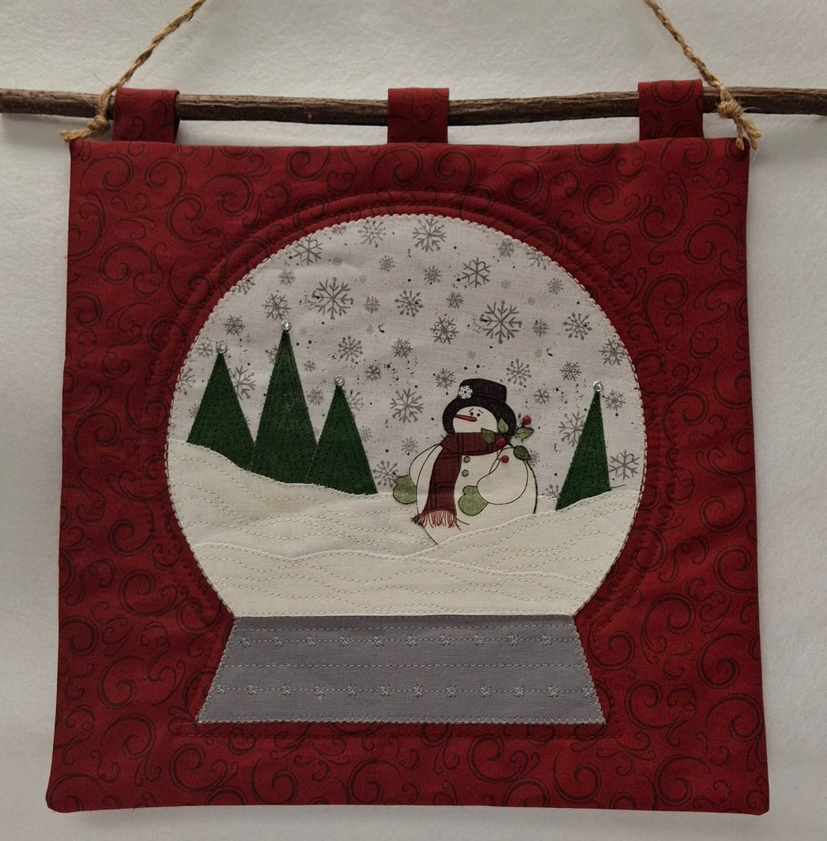 Mini Quilt in a Jar Kit - Snow Globe