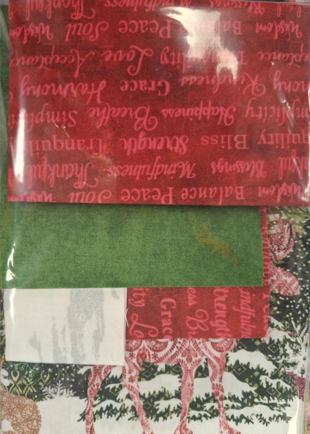 Holiday Bauble Snack Mat Kit - Red & Green Wildlife