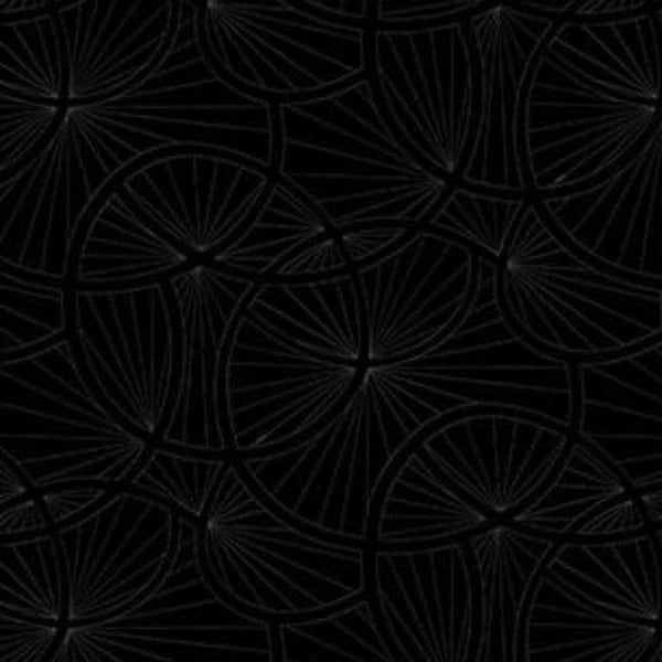 Simply Neutral 2 Gray/Black 23915 Abstract Lily by Northcott