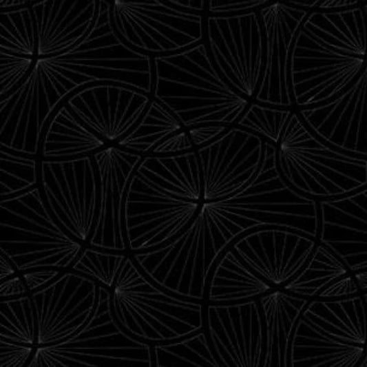 Simply Neutral 2 Gray/Black 23915 Abstract Lily by Northcott