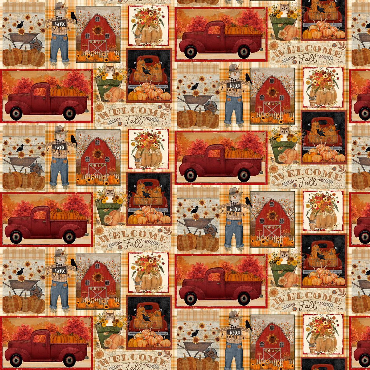 Homestead Harvest - Harvest Patch Multicolor 24583-MLT by 3 Wishes