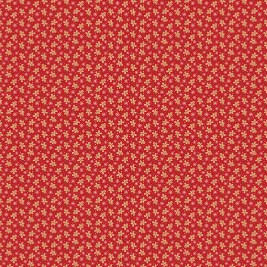 Very Merry Gingerbread - Festive Gingerbread Fun 24611 Red by 3 Wishes