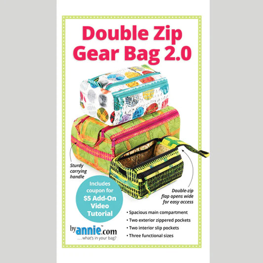 Double Zip Gear Bag 2.0 By Annie