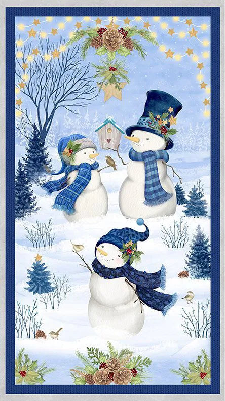 Let it Snow-Man! Panel by Wilmington Prints (166)