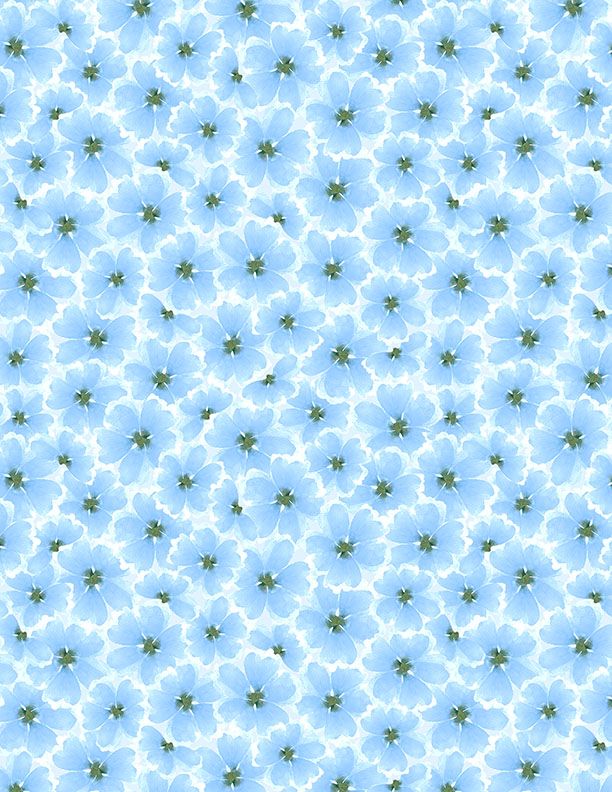 Gentle Meadow - Blue Floral 32116 147 by Wilmington Prints