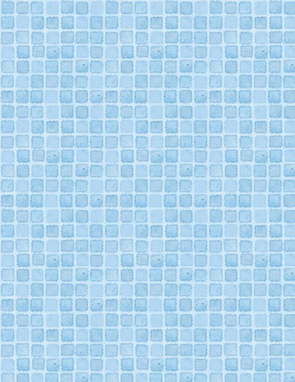 Gentle Meadow - Aqua Checks 32118 444 by Wilmington Prints