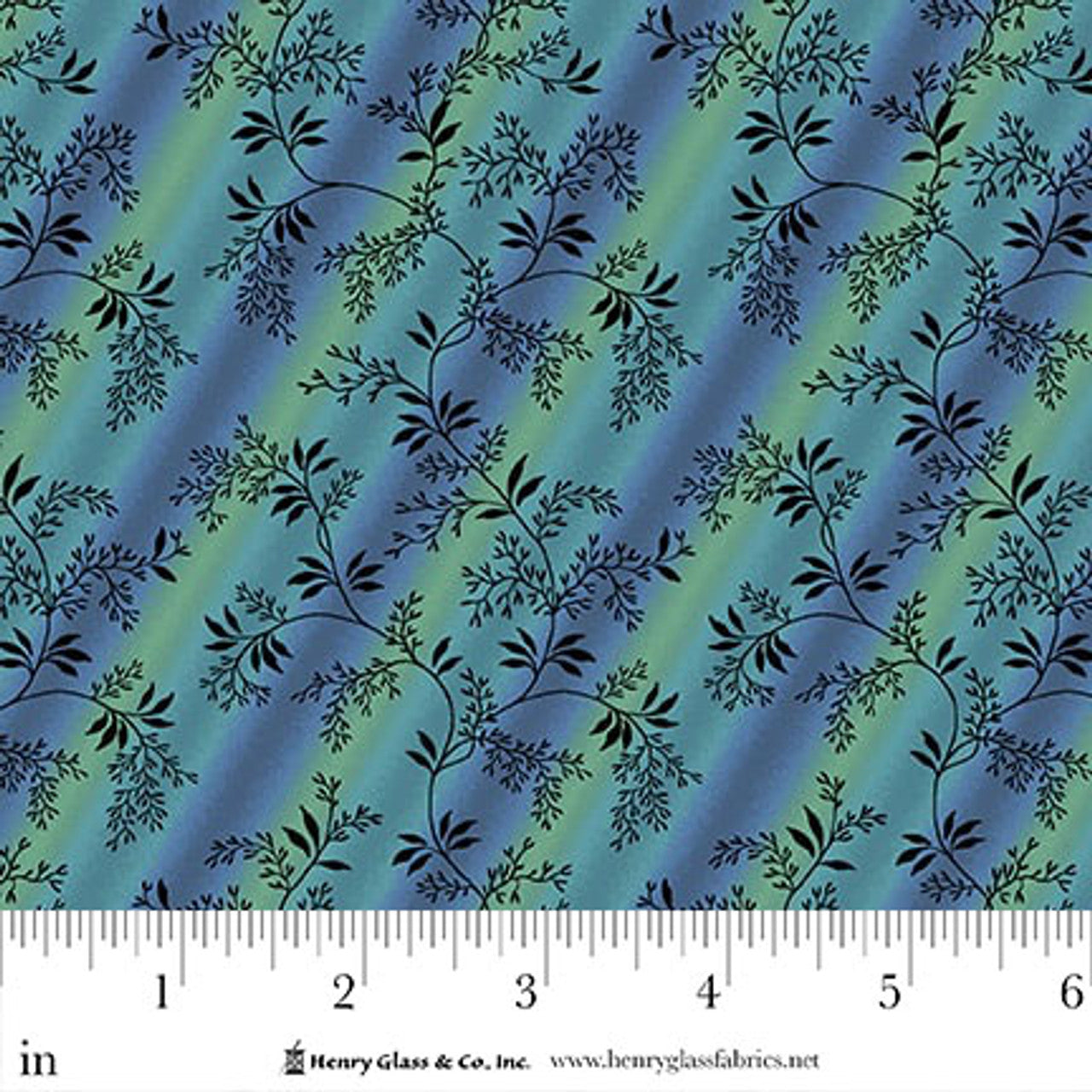 Philomena - Teal/Blue 3474-17 by Henry Glass &  Co.
