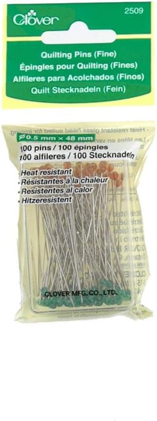 Clover - Quilting Pins Fine - Pkg of 100