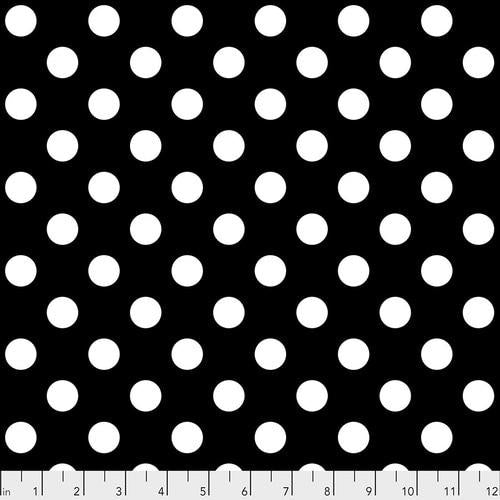 Tula Pink Pom Poms - Ink by Free Spirit