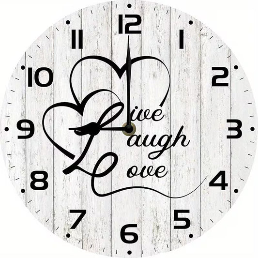 Clock - Live Laugh Love
