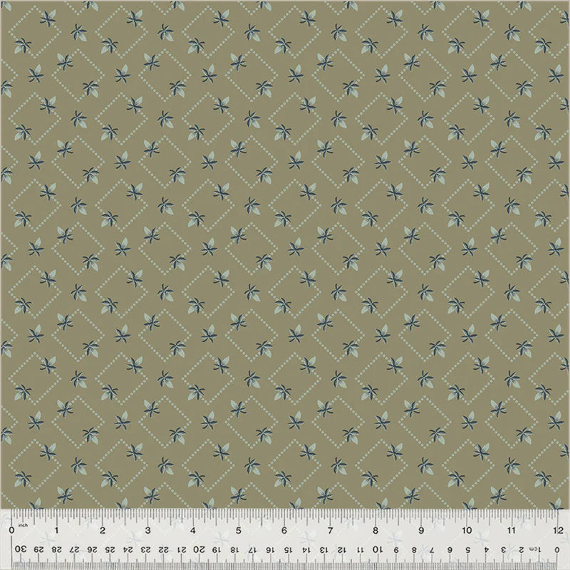 Garden Tale - Taupe - 53824-6 by Windham Fabrics