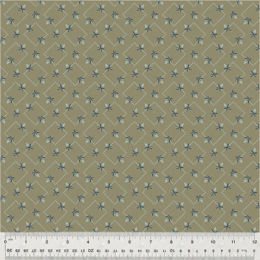 Garden Tale - Taupe - 53824-6 by Windham Fabrics