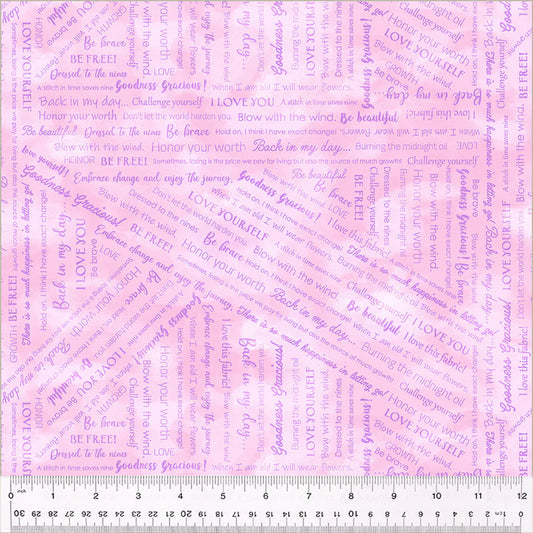 Goodness Gracious - Cotton Candy - Pink - 53917-15 by Windham Fabrics