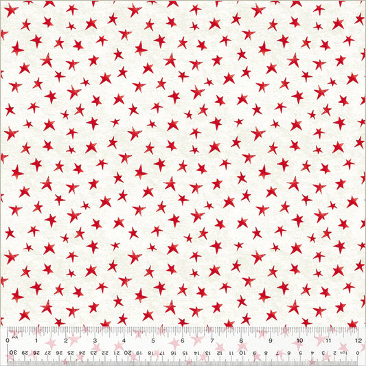A Very Terri Christmas - Christmas Star Ivory - 54108-4 by Windham Fabrics