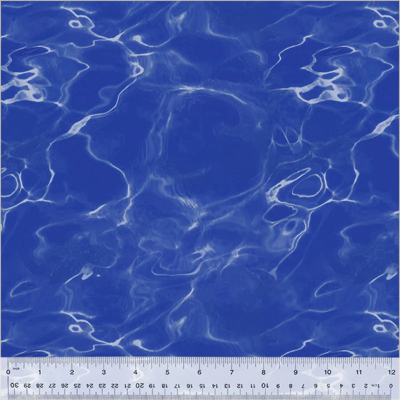 Deep Sea - Ocean Blue - 54332-8 by Windham Fabrics