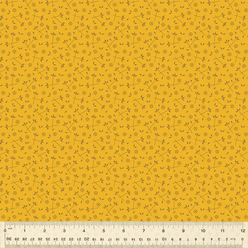 Pretty Things - Glow - Yellow - 54470-3 by Windham Fabrics
