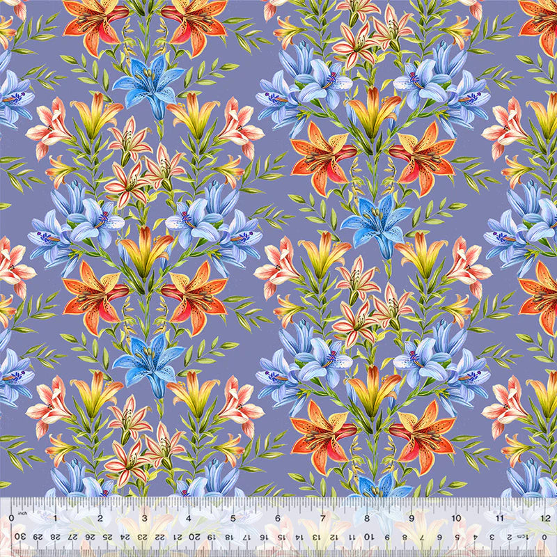Fresh Blooms - Periwinkle - 54555-2 by Windham Fabrics