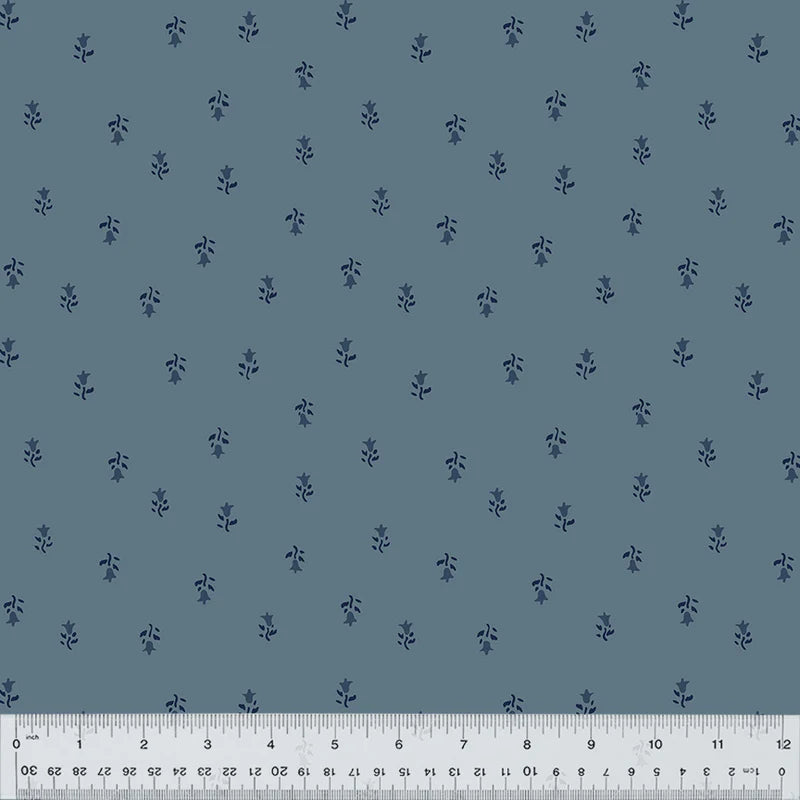 Duchess - Williamsburg Antique Blue - 54579-8 by Windham Fabrics