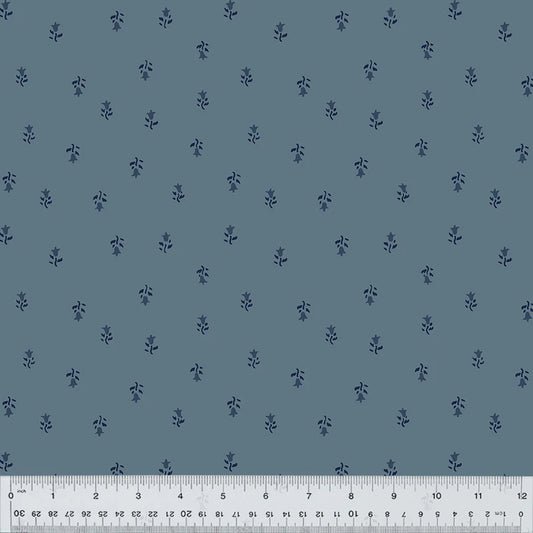 Duchess - Williamsburg Antique Blue - 54579-8 by Windham Fabrics