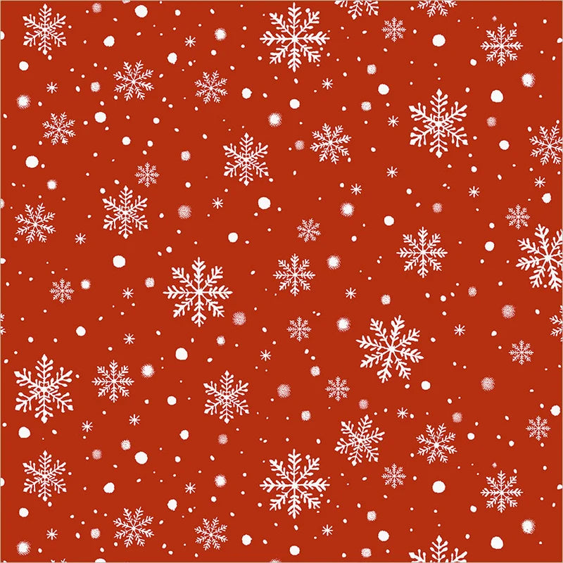 Winter Wonder - Red Snowfall 55173D-7 by Windham Fabrics