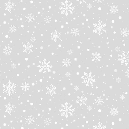 Winter Wonder - Snowfall White on White 55173DPF-9 by Windham Fabrics