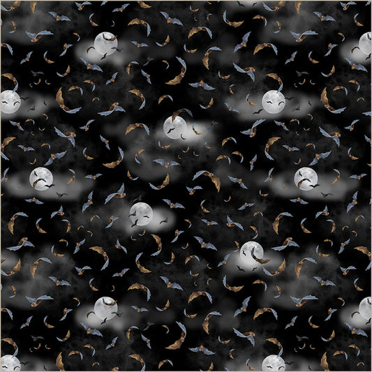 Happy Haunting - Night Flight - 55183-1 by Windham Fabrics
