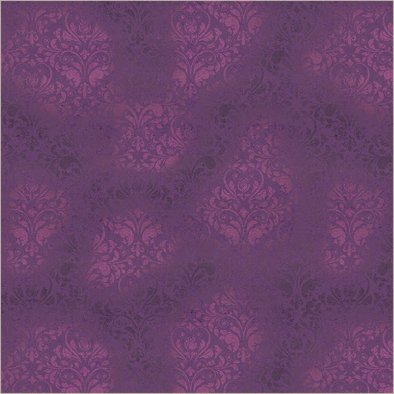Midnight Hollow - Damask Wildberry - 55305-3 by Windham Fabrics