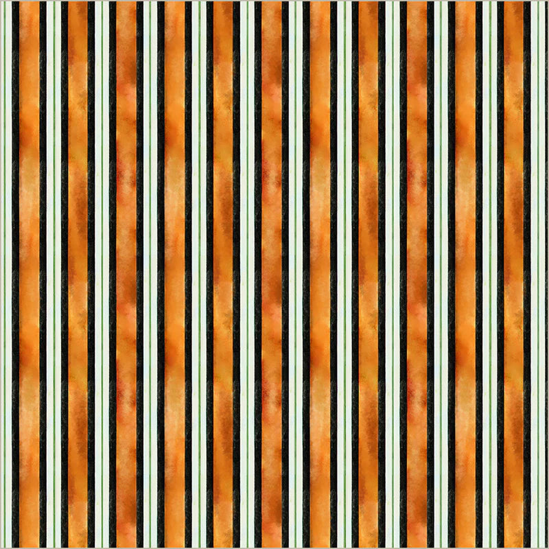 Midnight Hollow - Spooky Stripe Spice - 55306-2 by Windham Fabrics