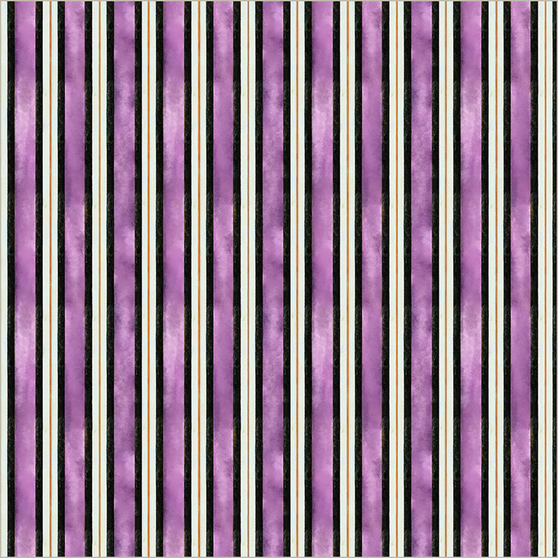 Midnight Hollow - Spooky Stripe Wildberry - 55306-3 by Windham Fabrics