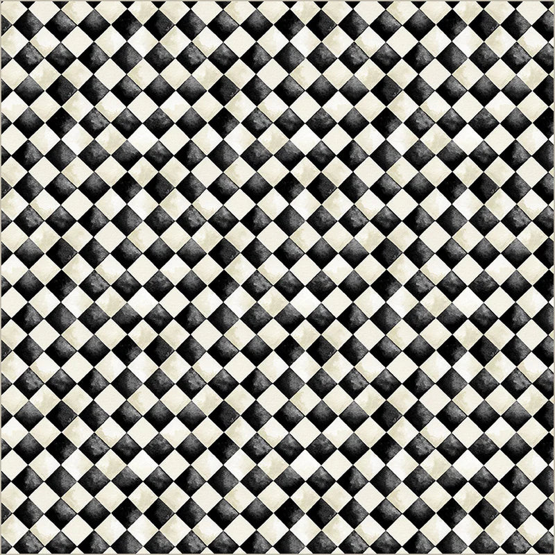 Midnight Hollow - Halloween Check Midnight - 55307-9 by Windham Fabrics