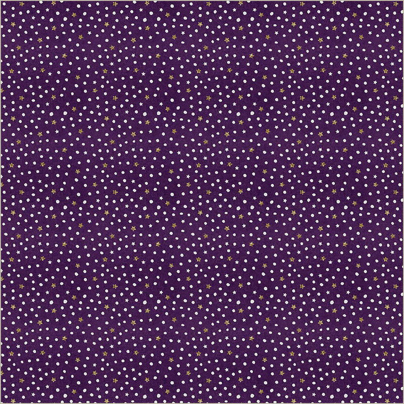 Midnight Hollow - Shine Bright Violet 55308-1 by Windham Fabrics