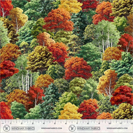 All New England Shop Hop Fabric 2026 PRESALE - Changing Folliage 55472D-1 by Whistler Studios