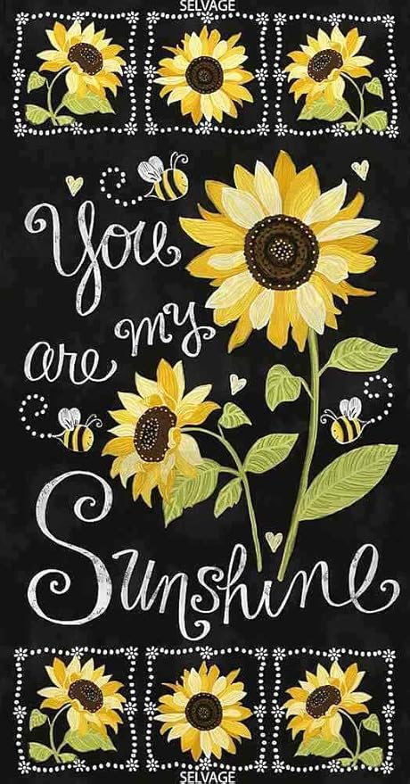 You Are My Sunshine Panel by Michael Miller - 111