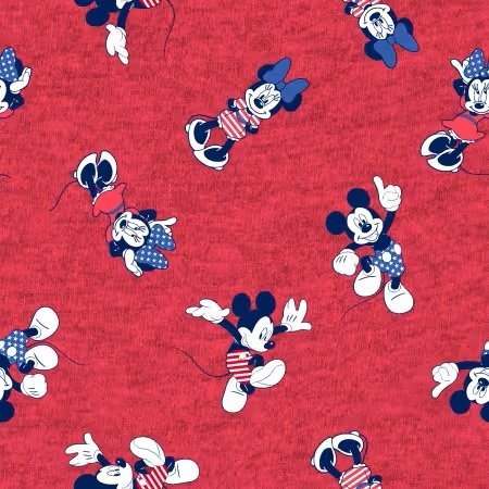 Mickey & Minnie Patriotic Holiday - Licensed Character CP71031 for Springs Creative