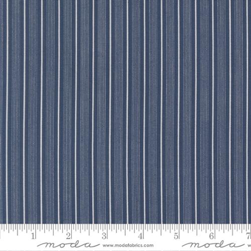 American Gatherings III - Primitive Gatherings Nautical Blue Stripe 49321 14 by Moda