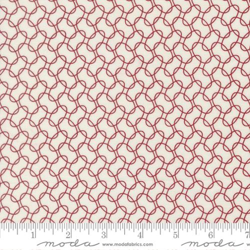 American Gatherings III - Primitive Gatherings Cloud and Crimson 49323 23 by Moda