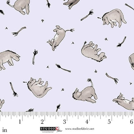 Classic Winnie - Donkeys Lt. Purple 8720-50 Licensed Fabric by Studio e&nbsp;