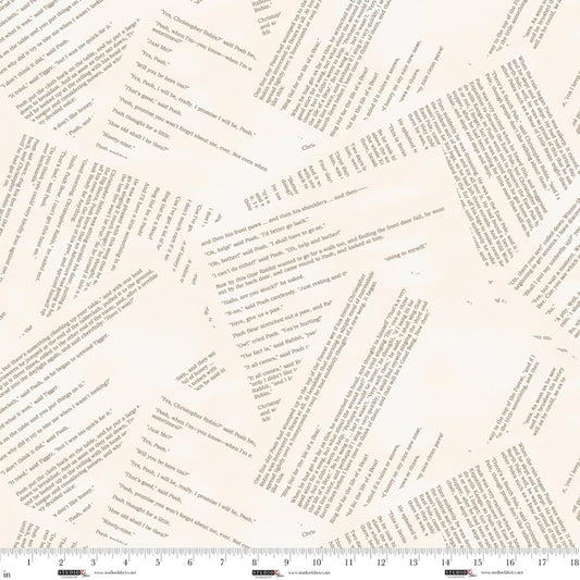 Classic Winnie - Stories Sepia 8723-30 Licensed Fabric by Studio e