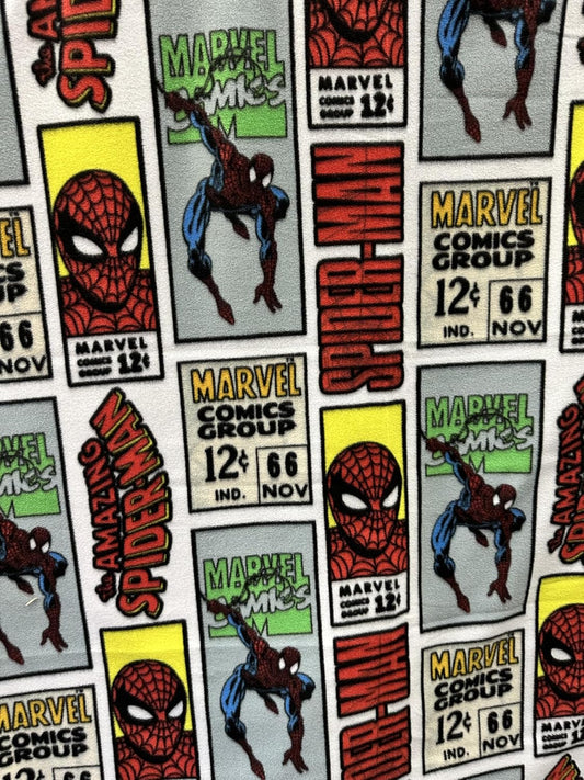 Spider-Man Comics Fleece - Licensed Character Fleece by Springs Creative
