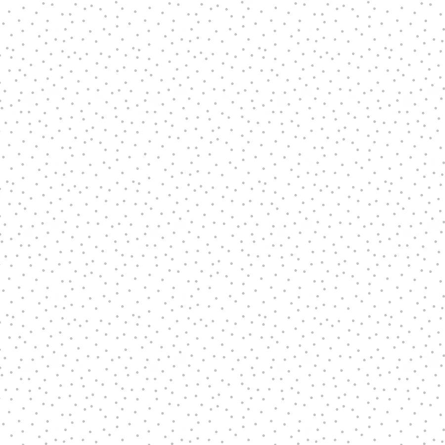 White on White - Dots Gray Serenity 13589-08 by Benartex