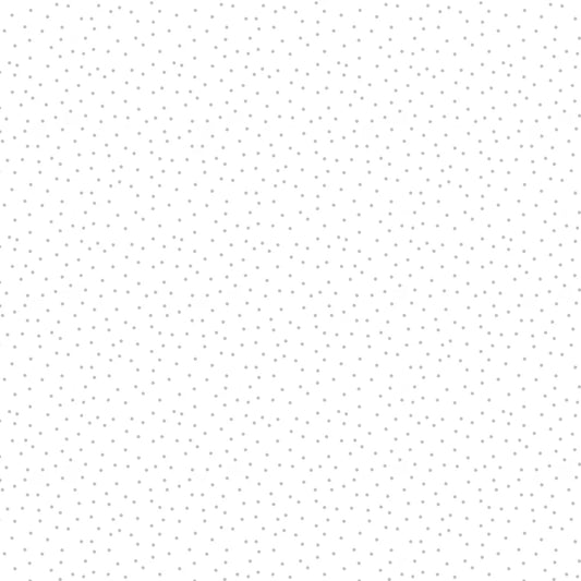 White on White - Dots Gray Serenity 13589-08 by Benartex