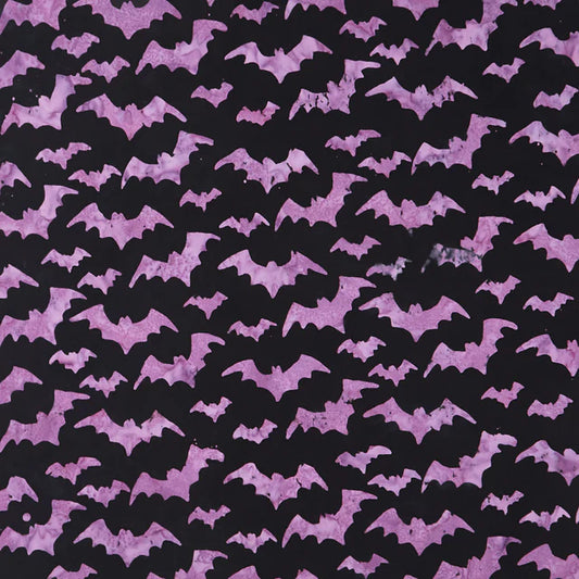 Tonga Spellbound Halloween Spell Flying Bats Batik B2794 by Timeless Treasures