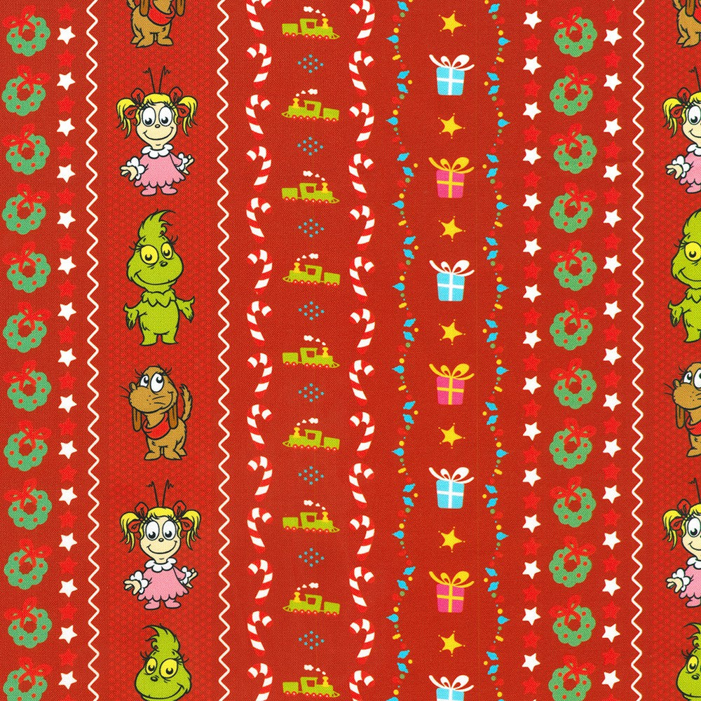 How the Grinch Stole Christmas - Little Grinch ADED-23873-3 Red by Robert Kaufman
