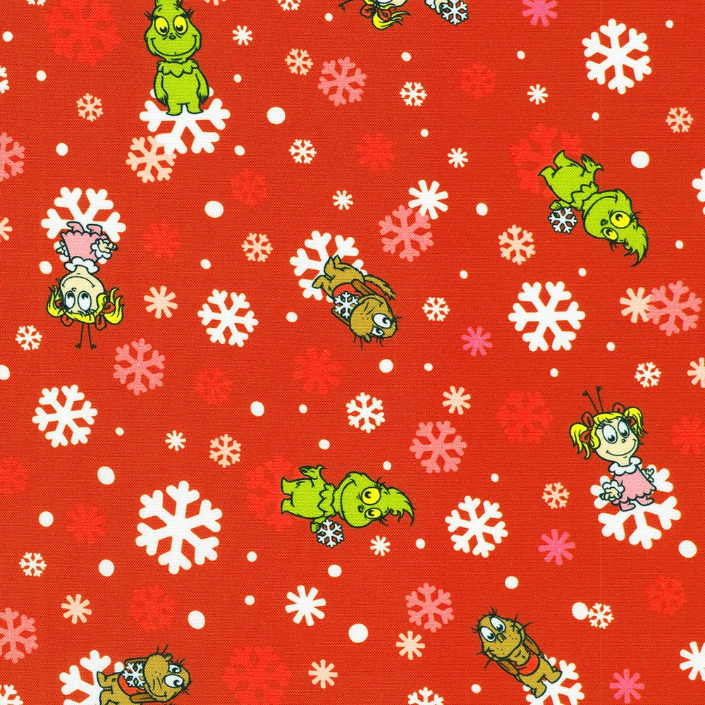 How the Grinch Stole Christmas - Little Grinch ADED-23875-3 Red by Robert Kaufman