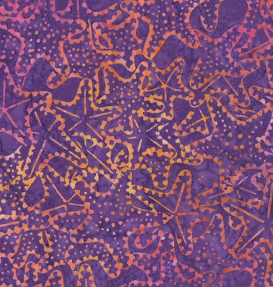 Starfish Batik BT7777 by Michael Miller Fabrics