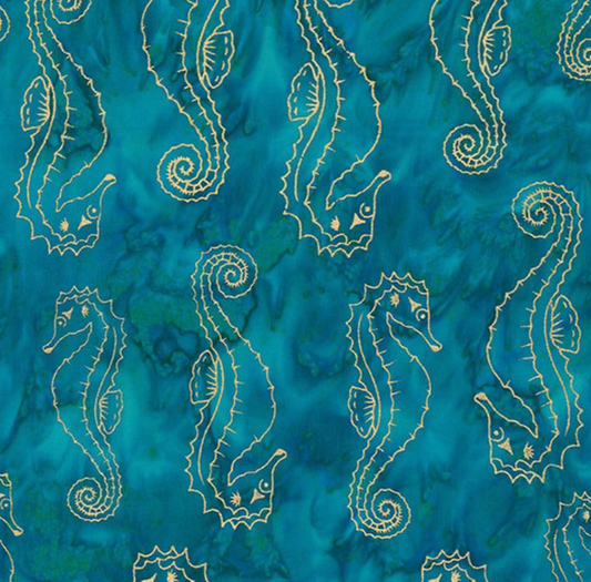 Sea Creature with Metallic BTM9200-PECO-D by Michael Miller Fabrics