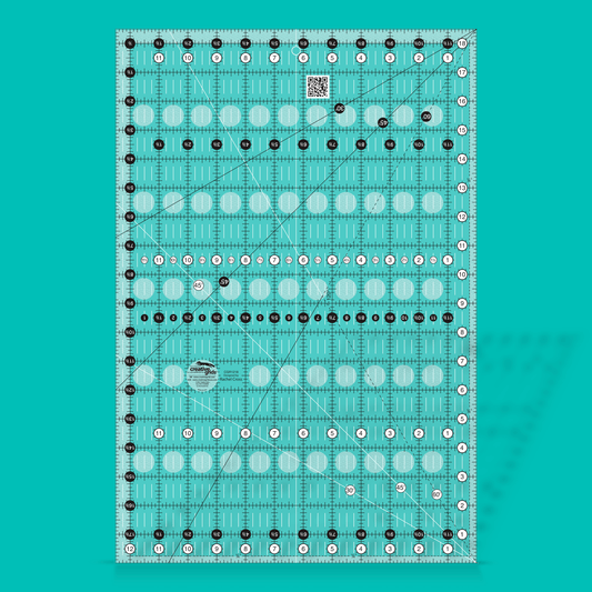 Creative Grids - 12 1/2" x 18 1/2" Turn-a-Round Ruler CGR1218